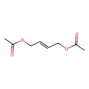 But-2-ene-1,4-diyl diacetate structure