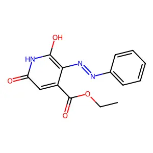 Ethyl 2,6-dioxo-3-(phenylhydrazinylidene)pyridine-4-carboxylate structure