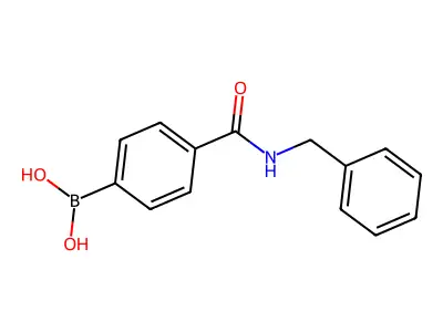 4-(Benzylcarbamoyl)benzeneboronic acid structure