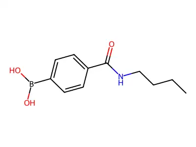 4-(Butylaminocarbonyl)phenylboronic acid structure
