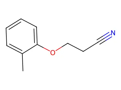 3-(2-Methylphenoxy)propanenitrile structure