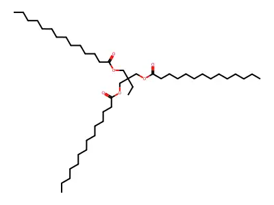 2,2-Bis(tetradecanoyloxymethyl)butyl tetradecanoate structure