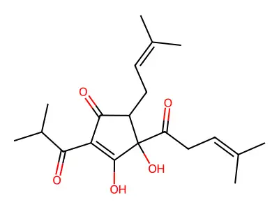 Isocohumulone structure