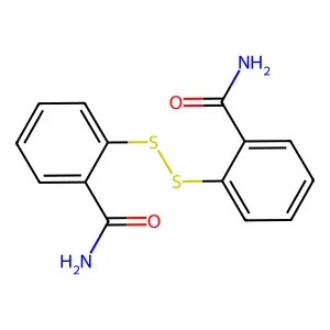 2,2'-二硫代双苯甲酰胺 structure