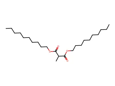 Didecyl 2-methylmalonate structure