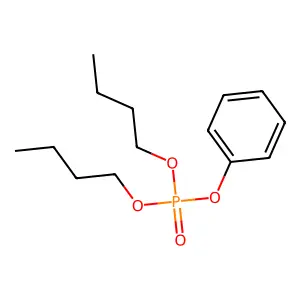 磷酸苯基二丁酯 structure