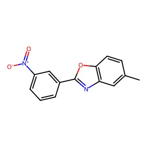 5-Methyl-2-(3-nitrophenyl)-1,3-benzoxazole structure