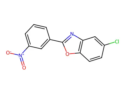 5-Chloro-2-(3-nitrophenyl)benzo[d]oxazole structure