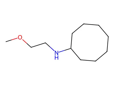 N-(2-methoxyethyl)cyclooctanamine structure
