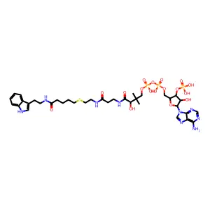 CoA-S-trimethylene-acetyl-tryptamine structure