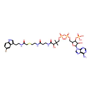 CoA-S-acetyl 5-bromotryptamine structure