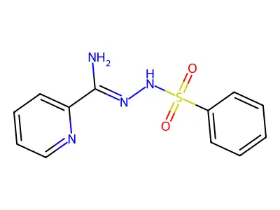N-[(phenylsulfonyl)amino]picolinamidine structure