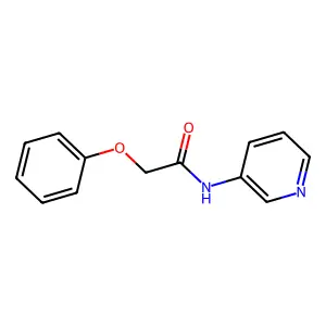 2-Phenoxy-N-(3-pyridinyl)acetamide structure