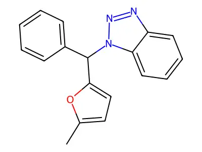 1-[(5-Methylfuran-2-yl)(phenyl)methyl]-1H-1,2,3-benzotriazole structure