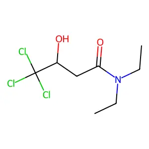 N,N-二乙基-3-羟基-4,4,4-三氯丁酰胺 structure