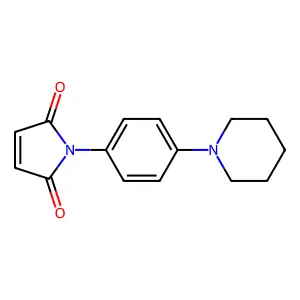 1-(4-Piperidin-1-ylphenyl)pyrrole-2,5-dione structure