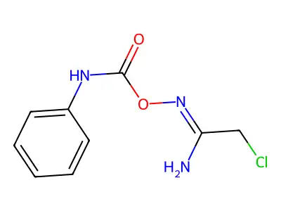 Ethanimidamide, 2-chloro-N-[[(phenylamino)carbonyl]oxy]- structure