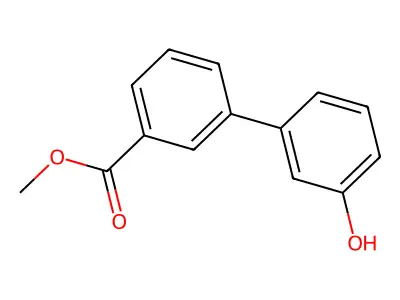 Methyl 3-(3-hydroxyphenyl)benzoate structure