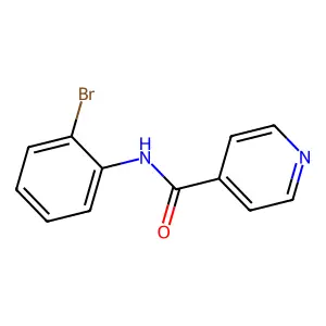 N-(2-bromophenyl)pyridine-4-carboxamide structure