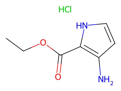 Ethyl-3-amino-1H-pyrrol-2-carboxylathydrochlorid structure