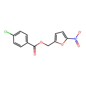 (5-Nitrofuran-2-yl)methyl 4-chlorobenzoate structure