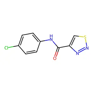 N-(4-氯苯基)-1,2,3-噻二唑-4-甲酰胺 structure