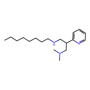 Octylamine, N-(3-(dimethylamino)propyl)-N-(2-pyridyl)- structure