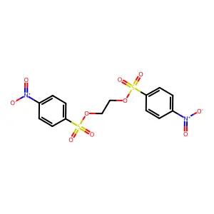 1,2-亚乙基双(对硝基苯磺酸盐) structure