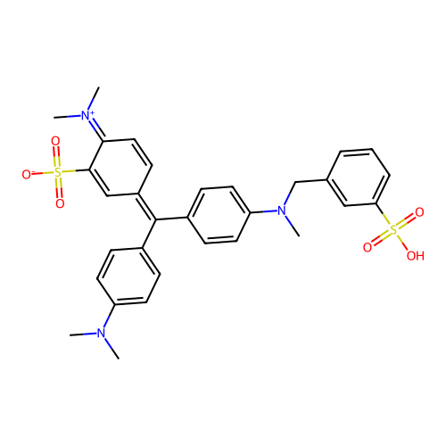 Acid Blue 34 free acid structure