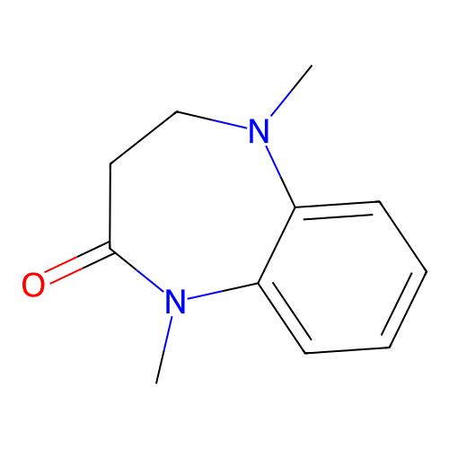 1,5-Dimethyl-2,3-dihydro-1,5-benzodiazepin-4-one structure