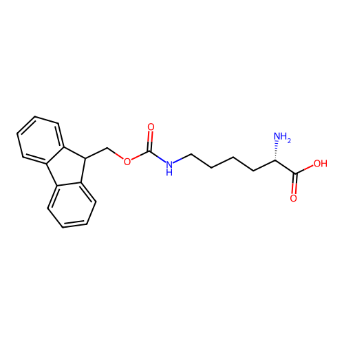 N'-Fmoc-L-lysine structure