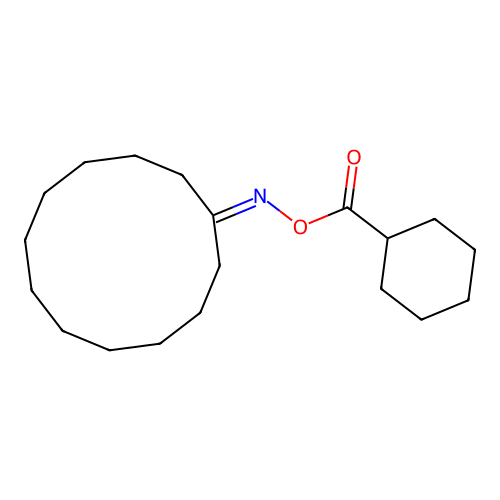 (Cyclododecylideneamino) cyclohexanecarboxylate structure