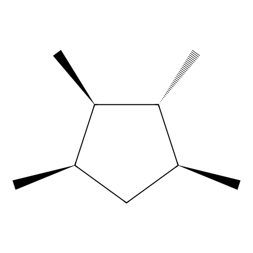 cis,trans,cis,cis-1,2,3,4-Tetramethylcyclopentane structure