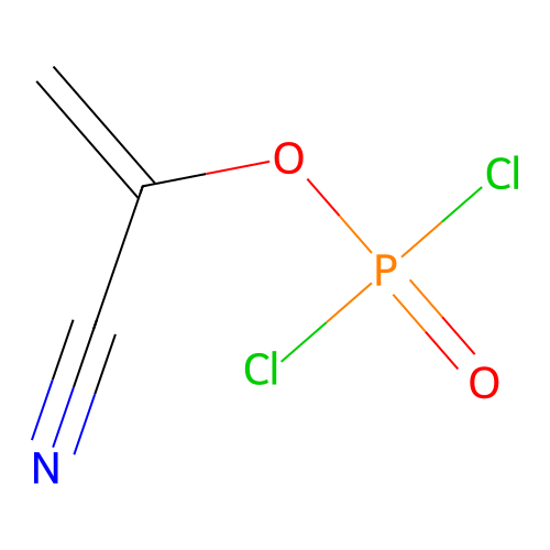 1-Cyanovinyl phosphorodichloridate structure