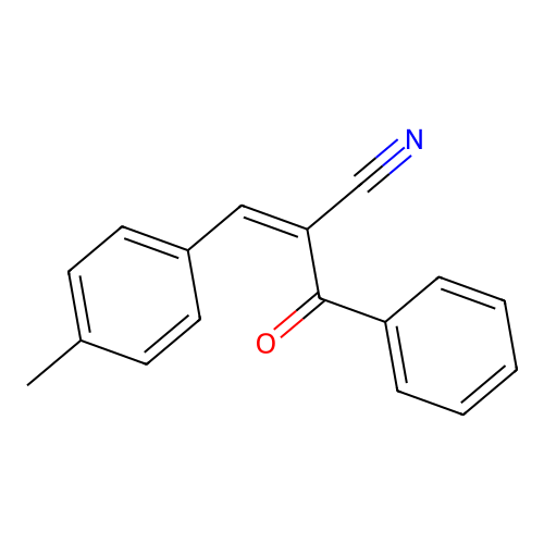 2-苯甲酰基-3-(4-甲基苯基)-2-丙烯腈 structure