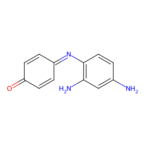 4-(2,4-Diaminophenyl)iminocyclohexa-2,5-dien-1-one structure