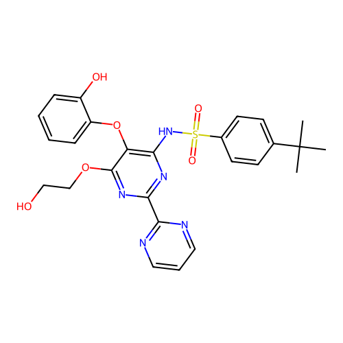 Desmethyl Bosentan structure