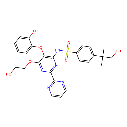 Hydroxy Desmethyl Bosentan structure