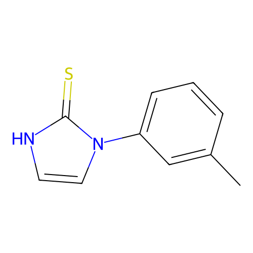 1-(3-methylphenyl)-1H-imidazole-2-thiol structure