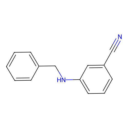 3-(Benzylamino)benzonitrile structure