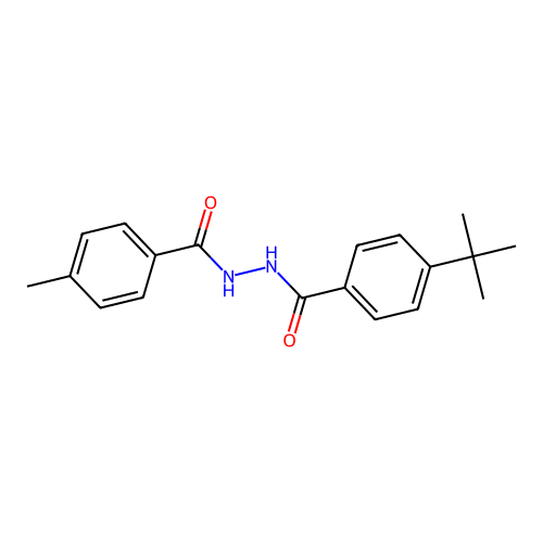 4-叔丁基-N-(4-甲基苯甲酰基)苯甲酰肼 structure
