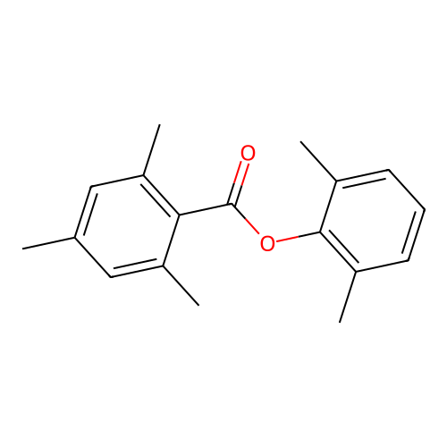 2,6-Dimethylphenyl 2,4,6-trimethylbenzoate structure