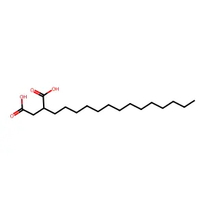Tetradecylsuccinic acid structure