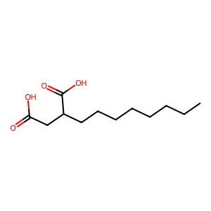 辛基琥珀酸 structure