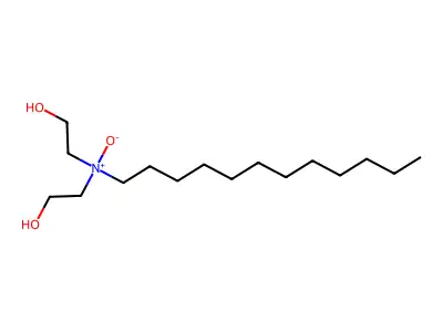 Dihydroxyethyl lauramine oxide structure