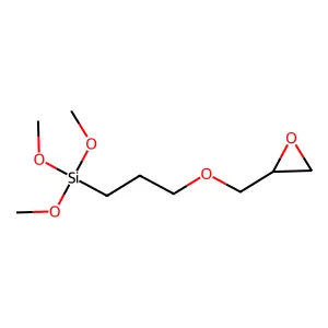 Glycidoxypropyltrimethoxysilane structure