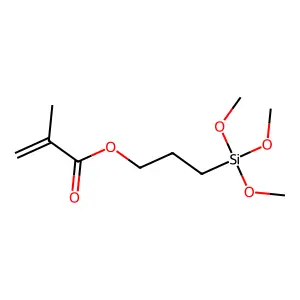 3-(Trimethoxysilyl)propyl methacrylate structure
