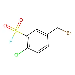 5-(溴甲基)-2-氯苯磺酰氟 structure