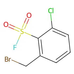 Benzenesulfonylfluoride, 2-(bromomethyl)-6-chloro- structure