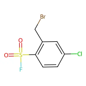 2-(溴甲基)-4-氯苯磺酰氟 structure
